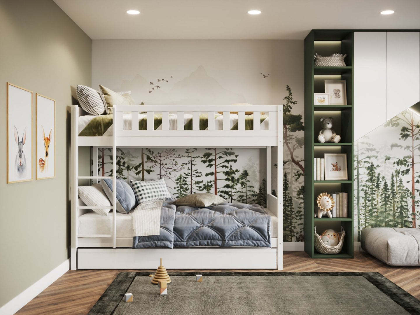 Callum Bunk Bed with Optional Trundle